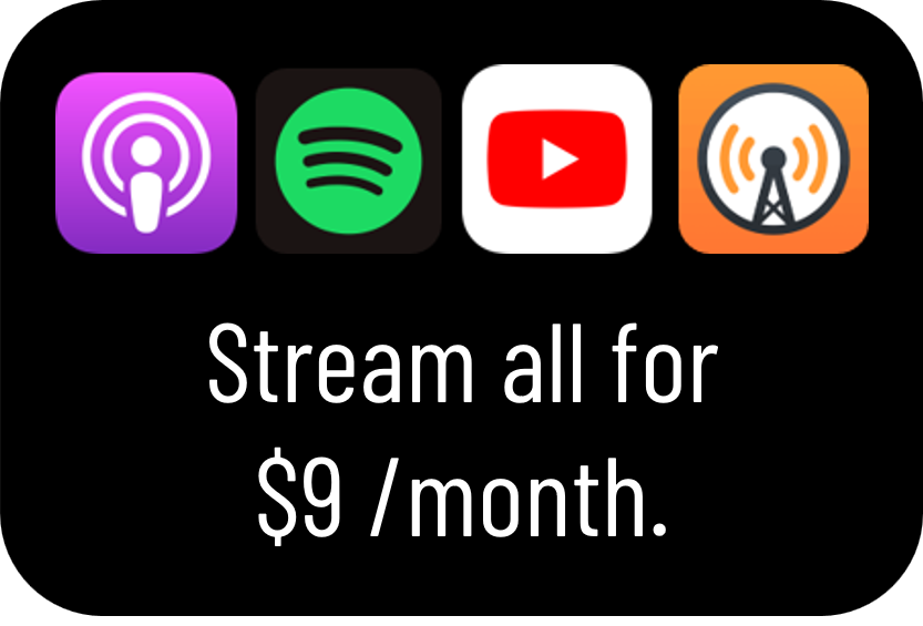 stream all literature and history bonus episodes on your favorite app for $9/month