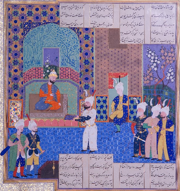 barazwayh presents kalilah and dimnah to king khosrow