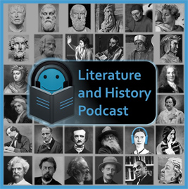 the cover of the literature podcast literature and history