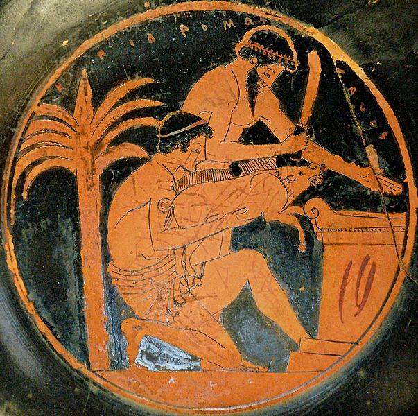 red figure attic cup pre-hellenistic