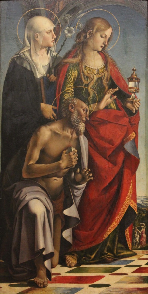 saint jerome eustochium altarpiece