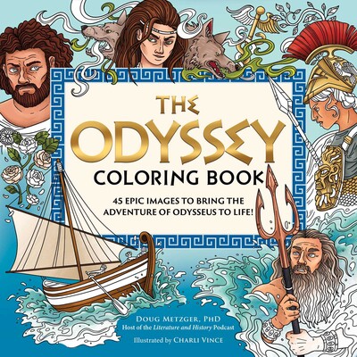 the odyssey coloring book cover